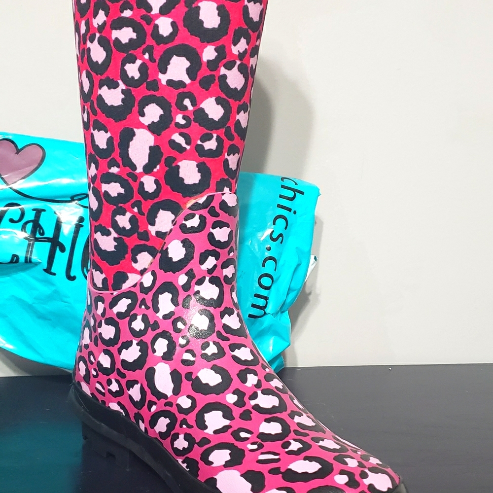 Pretty in Pink Leopard Boots